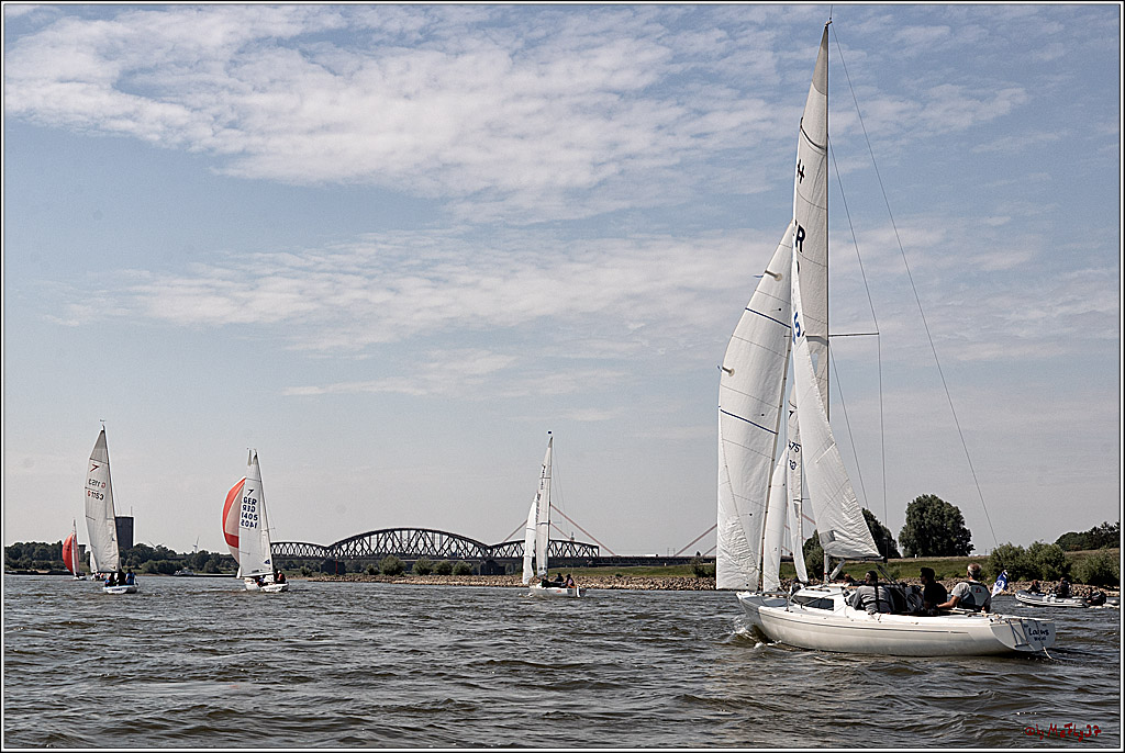 100 Jahre Rheinwoche 2022 - 4. Wettfahrt Duisburg - Wesel, 04.06.2022,